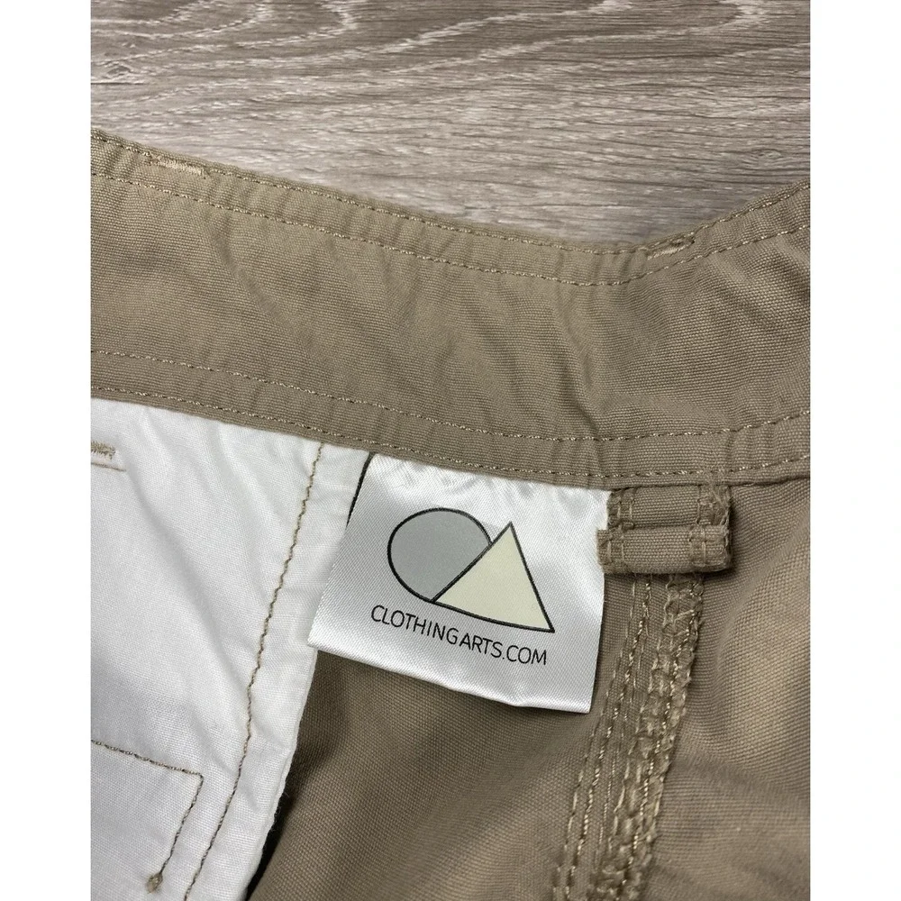 Clothing Arts Men's‎ Pcubed Pick Pocket Proof Travel Pants Beige Size 36 X 34